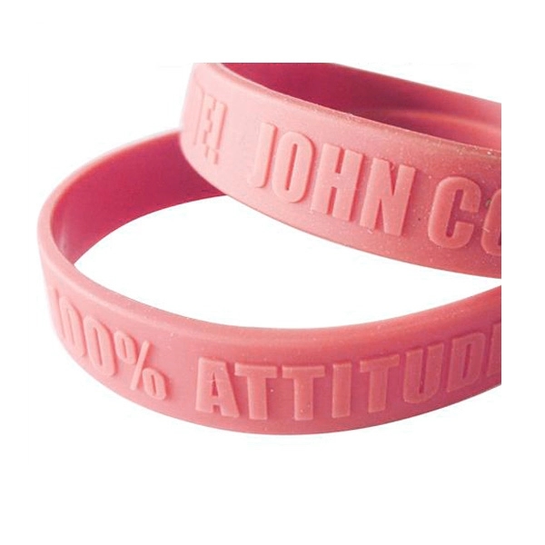 Embossed Silicone Wristbands/ Bracelet - Embossed Silicone Wristbands/ Bracelet - Image 4 of 4