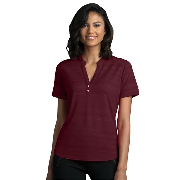 Women's Strata Textured Henley - Women's Strata Textured Henley - Image 6 of 29