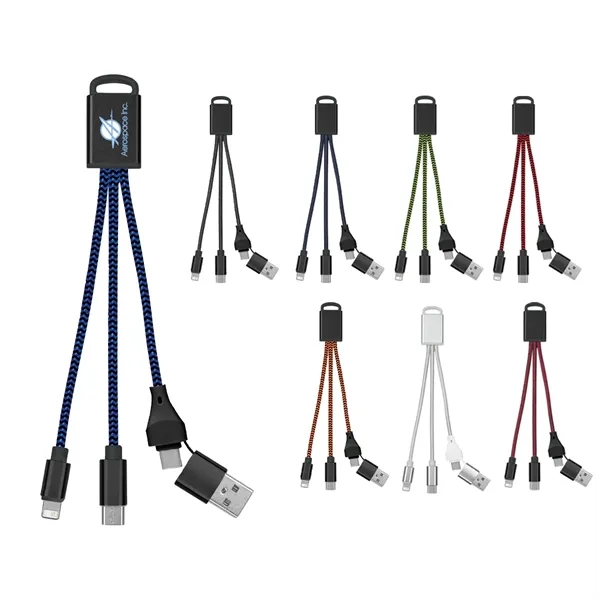 3-In-1 Braided Charging Buddy 2.0 - 3-In-1 Braided Charging Buddy 2.0 - Image 0 of 17