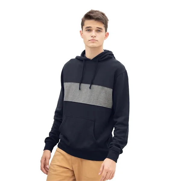 Premium Cotton Blocked Fleece Pullover Hoodie - Premium Cotton Blocked Fleece Pullover Hoodie - Image 12 of 29