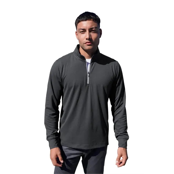 Grid  1/4 Zip Pullover - Grid  1/4 Zip Pullover - Image 6 of 12
