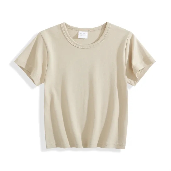 KID'S COTTON T-SHIRT 190G 5.6OZ DTF PRINT RUSH SERVICE LA - KID'S COTTON T-SHIRT 190G 5.6OZ DTF PRINT RUSH SERVICE LA - Image 0 of 5