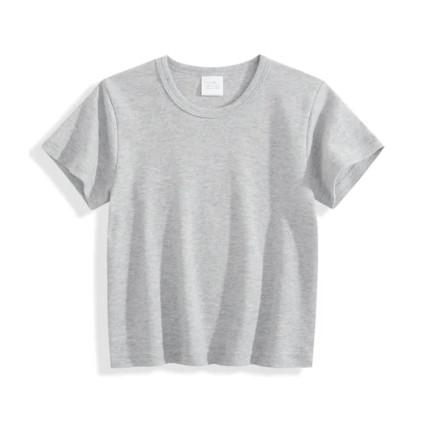 KID'S COTTON T-SHIRT 190G 5.6OZ DTF PRINT RUSH SERVICE LA - KID'S COTTON T-SHIRT 190G 5.6OZ DTF PRINT RUSH SERVICE LA - Image 1 of 5