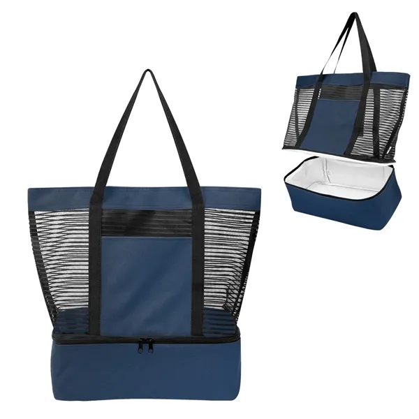 Marley rPET Mesh Tote Bag With Cooler - Marley rPET Mesh Tote Bag With Cooler - Image 4 of 9