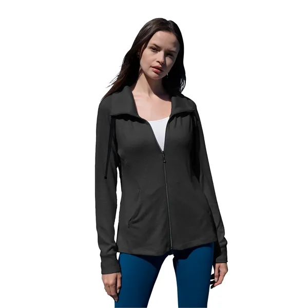 Women's Mock Neck Full Zip Jacket - Women's Mock Neck Full Zip Jacket - Image 0 of 17