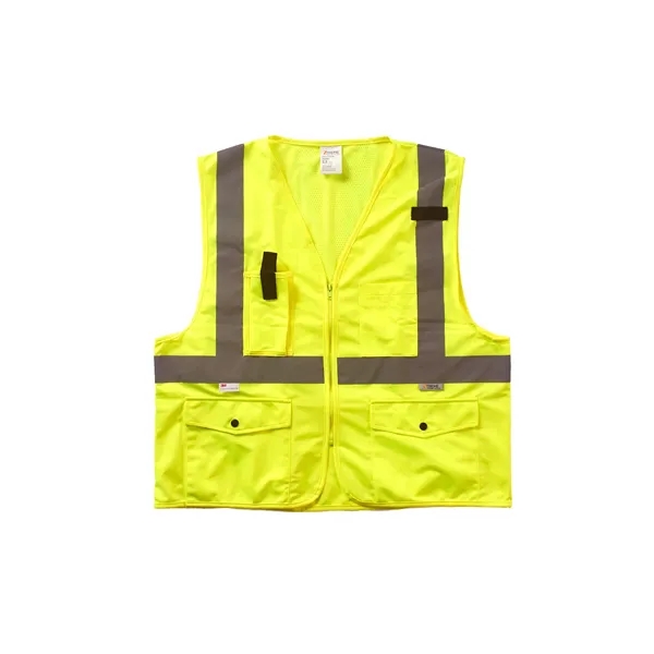 Xtreme Visibility Surveyor Class 2 Zip Vest - Xtreme Visibility Surveyor Class 2 Zip Vest - Image 0 of 2