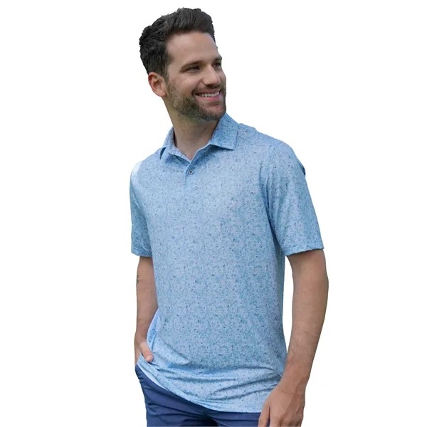 Scattered Shark Tail Polo