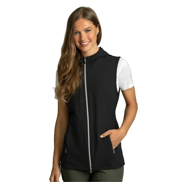 Women's Greg Norman Windbreaker Full-Zip Hooded Vest