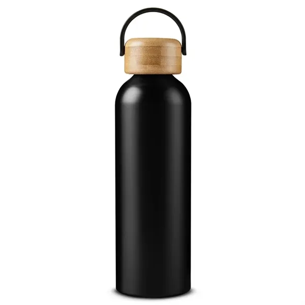 24 oz Vigor Aluminum Bottle With Bamboo Lid - 24 oz Vigor Aluminum Bottle With Bamboo Lid - Image 1 of 10