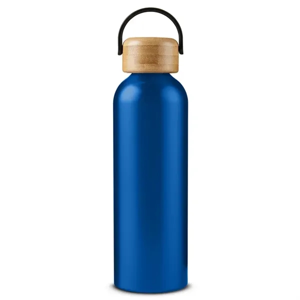 24 oz Vigor Aluminum Bottle With Bamboo Lid - 24 oz Vigor Aluminum Bottle With Bamboo Lid - Image 3 of 10