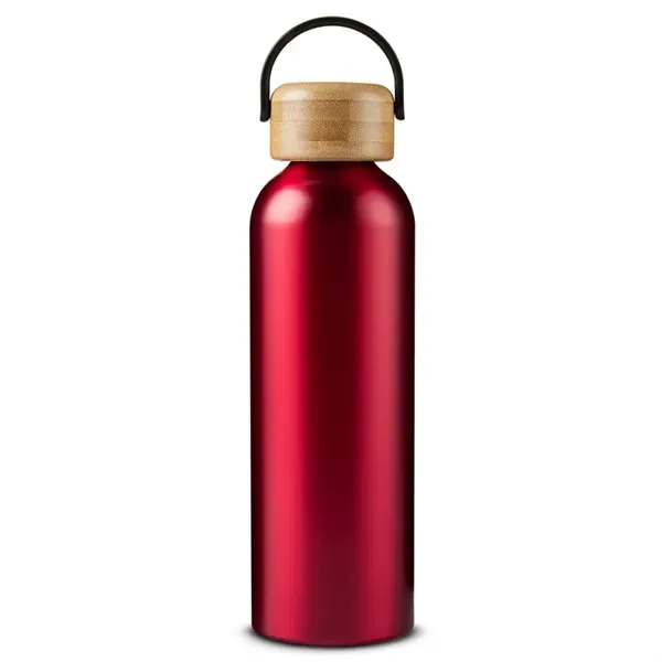 24 oz Vigor Aluminum Bottle With Bamboo Lid - 24 oz Vigor Aluminum Bottle With Bamboo Lid - Image 7 of 10