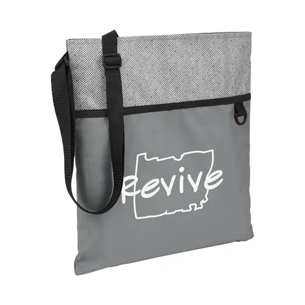 Patchwork Eco Friendly Crossbody Tote Bag - Patchwork Eco Friendly Crossbody Tote Bag - Image 7 of 15