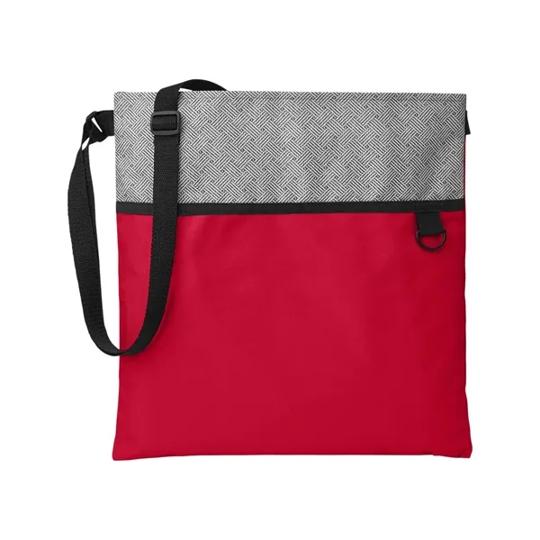 Patchwork Eco Friendly Crossbody Tote Bag - Patchwork Eco Friendly Crossbody Tote Bag - Image 9 of 15