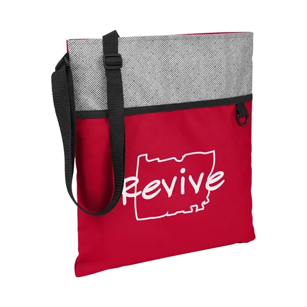 Patchwork Eco Friendly Crossbody Tote Bag - Patchwork Eco Friendly Crossbody Tote Bag - Image 11 of 15
