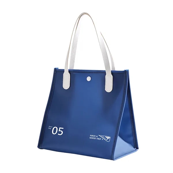 Women's PVC Clear Tote Bag for Travel and Custom Branding - Women's PVC Clear Tote Bag for Travel and Custom Branding - Image 4 of 7