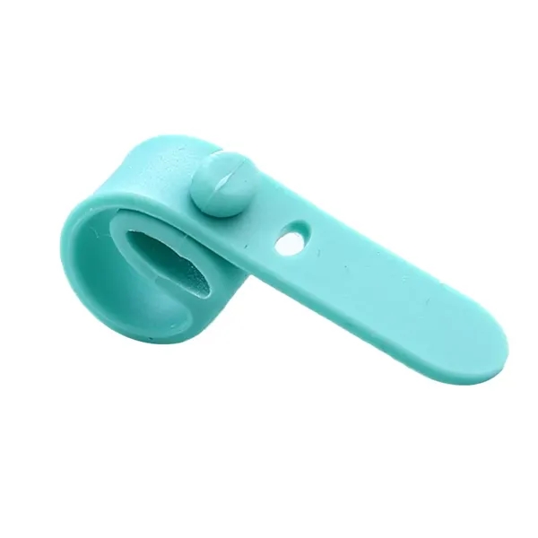 3-Hole Data Cable Silicone Binding And Storage Strap - 3-Hole Data Cable Silicone Binding And Storage Strap - Image 1 of 8