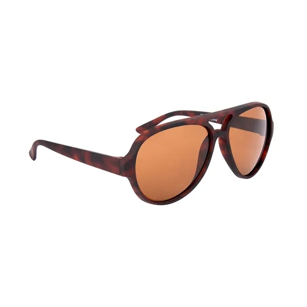 Custom RUBBERIZED RECYCLED FRAME AVIATOR SUNGLASSES
