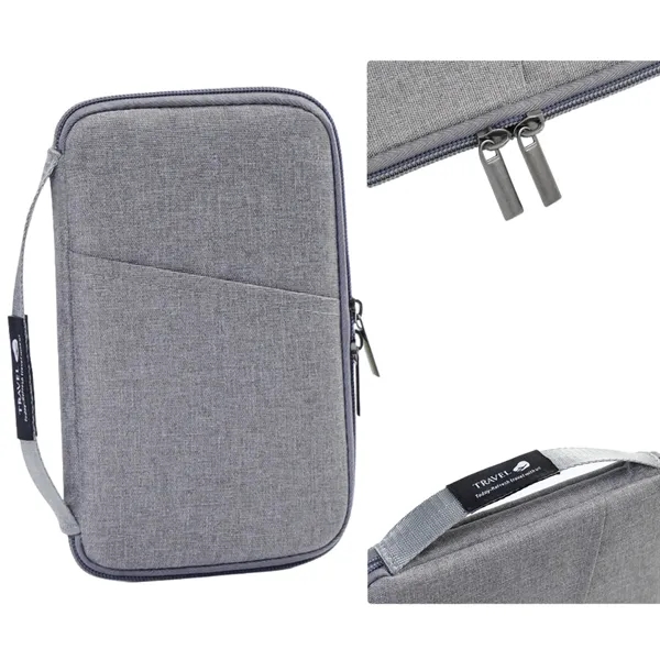 Travel Document Organizer Waterproof Passport Wallet - Travel Document Organizer Waterproof Passport Wallet - Image 2 of 5