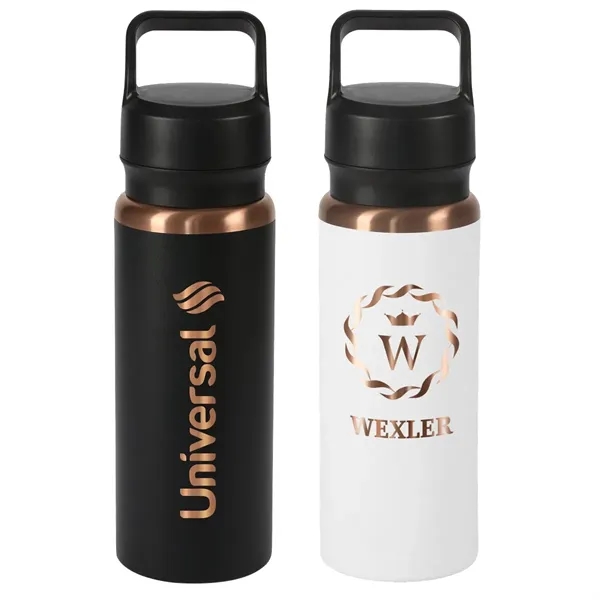 28oz Urban Peak® Dual Top Copper Water Bottle - 28oz Urban Peak® Dual Top Copper Water Bottle - Image 0 of 4