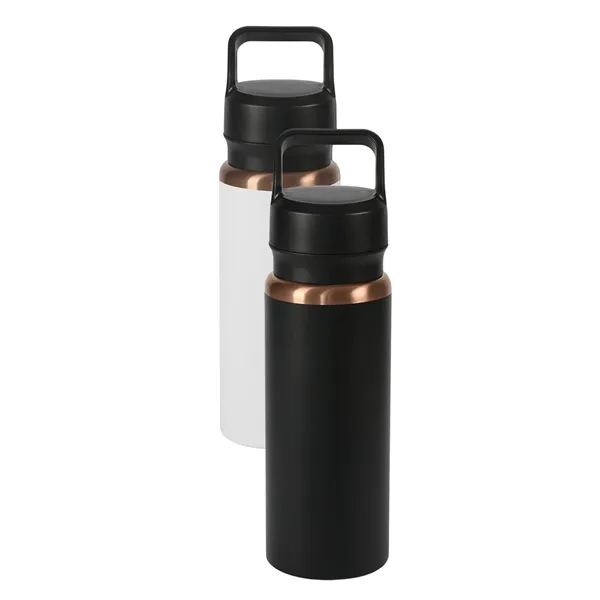 28oz Urban Peak® Dual Top Copper Water Bottle - 28oz Urban Peak® Dual Top Copper Water Bottle - Image 2 of 4
