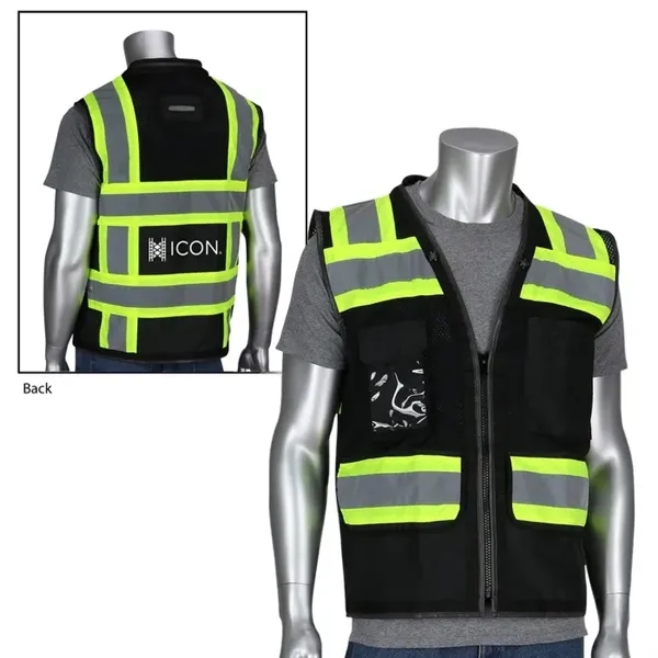 Black TT 11 Pocket Tech-Ready Mesh Surveyors Vest - Black TT 11 Pocket Tech-Ready Mesh Surveyors Vest - Image 0 of 4