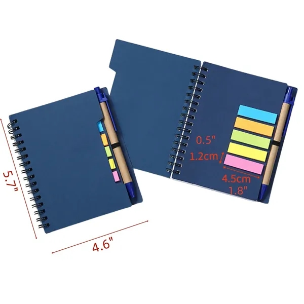 Notebook With Sticky Notes And Pen Combo Set - Notebook With Sticky Notes And Pen Combo Set - Image 1 of 4