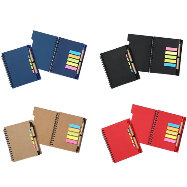 Notebook With Sticky Notes And Pen Combo Set - Notebook With Sticky Notes And Pen Combo Set - Image 4 of 4