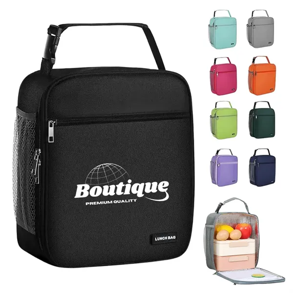 Insulated Lunch Bag With Handle Portable Cooler Tote Box - Insulated Lunch Bag With Handle Portable Cooler Tote Box - Image 0 of 4