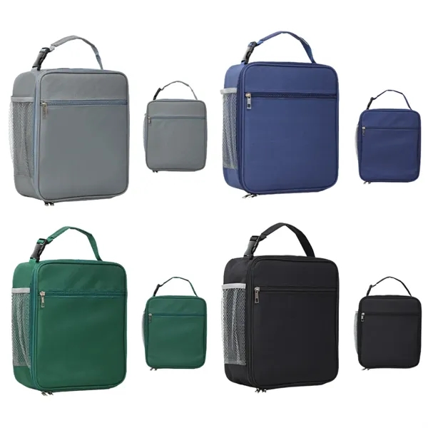 Insulated Lunch Bag With Handle Portable Cooler Tote Box - Insulated Lunch Bag With Handle Portable Cooler Tote Box - Image 3 of 4