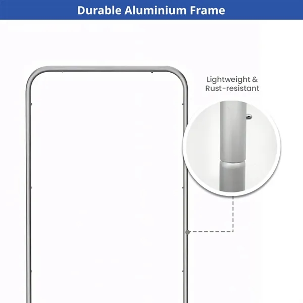 10ft Magnetic Modular Fabric Display - L Shape - 10ft Magnetic Modular Fabric Display - L Shape - Image 4 of 12