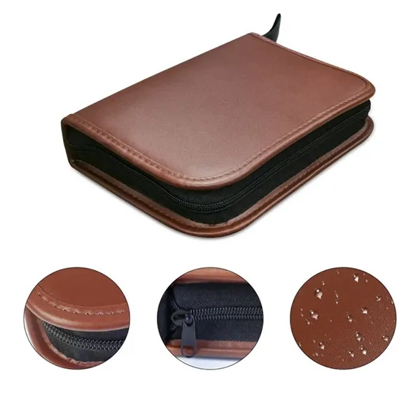 Leather Golf Gift Set Accessories Pouch Tool Kit - Leather Golf Gift Set Accessories Pouch Tool Kit - Image 1 of 3