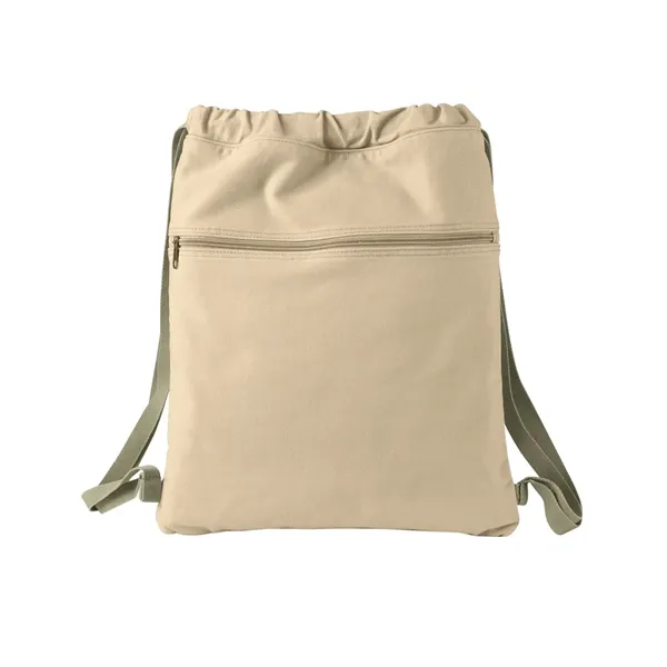 Authentic Pigment 14oz. Pigment-Dyed Canvas Cinch Sack - Authentic Pigment 14oz. Pigment-Dyed Canvas Cinch Sack - Image 0 of 0