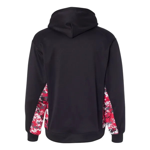 Badger Men's Digital Camo Colorblock Performance Fleece H... - Badger Men's Digital Camo Colorblock Performance Fleece H... - Image 3 of 39