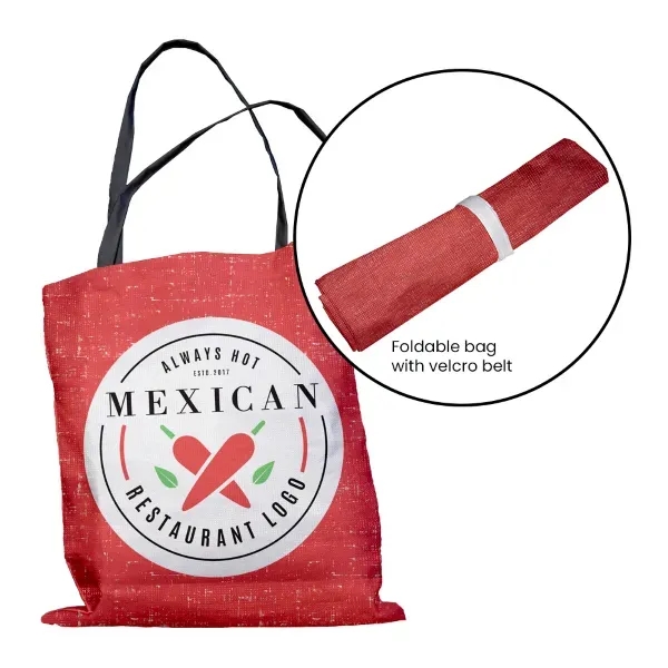 Custom Dye-Sublimated Lambert's Bay Foldable Shopping Bag - Custom Dye-Sublimated Lambert's Bay Foldable Shopping Bag - Image 0 of 0