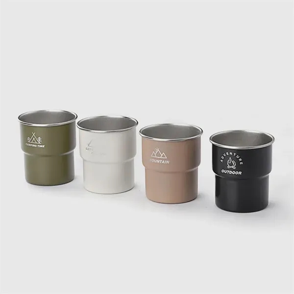 Portable Stainless Steel Cups - Travel Friendly Drinkware - Portable Stainless Steel Cups - Travel Friendly Drinkware - Image 2 of 5