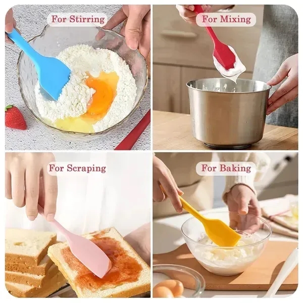 Silicone Kitchen Spatula - Cooking Utensil - Silicone Kitchen Spatula - Cooking Utensil - Image 2 of 4