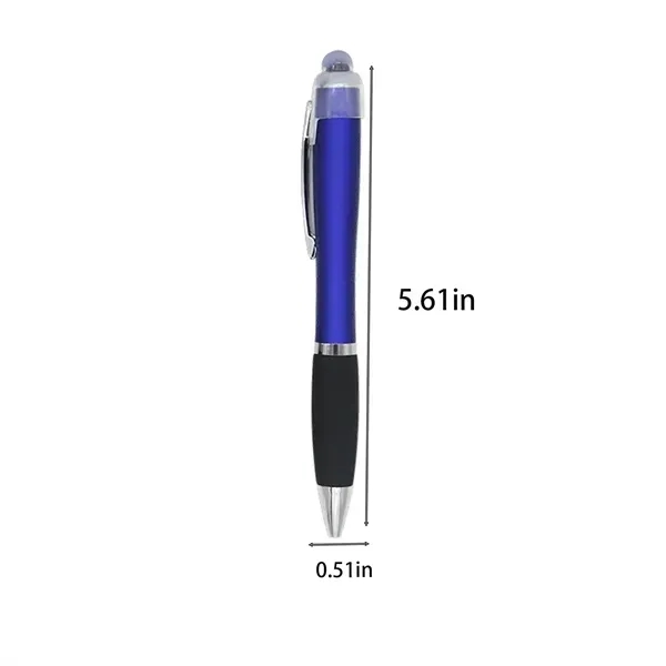 LED Logo Stylus Ballpoint Pen - Multifunctional Writing Tool - LED Logo Stylus Ballpoint Pen - Multifunctional Writing Tool - Image 3 of 4