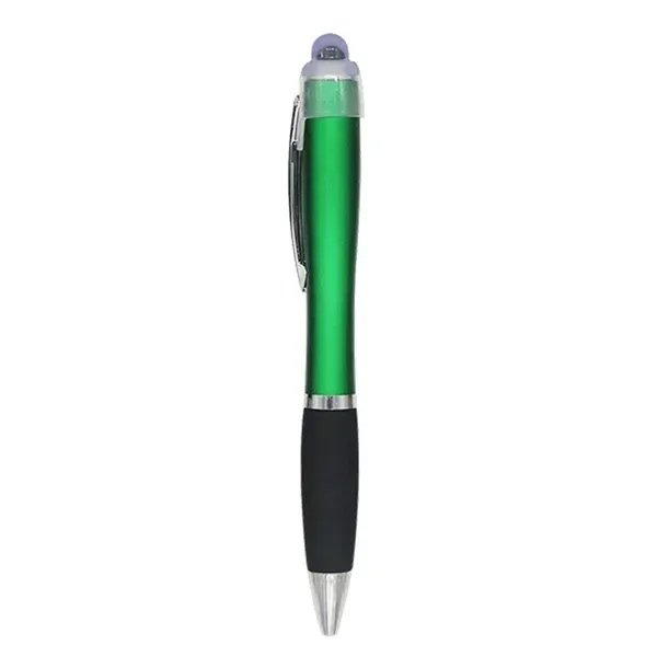 LED Logo Stylus Ballpoint Pen - Multifunctional Writing Tool - LED Logo Stylus Ballpoint Pen - Multifunctional Writing Tool - Image 1 of 4