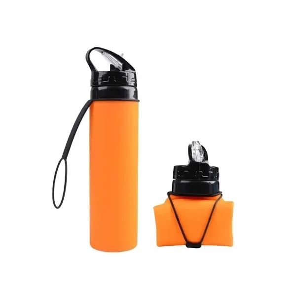 Folding Silicone Water Cup - Sports Drinkware - Folding Silicone Water Cup - Sports Drinkware - Image 4 of 7