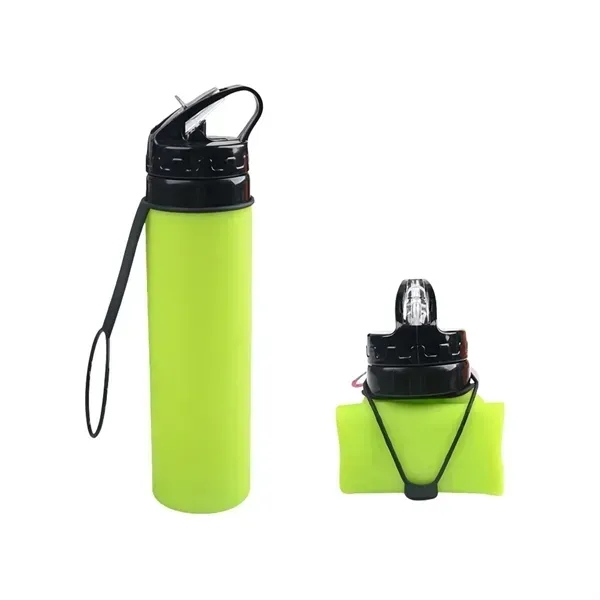 Folding Silicone Water Cup - Sports Drinkware - Folding Silicone Water Cup - Sports Drinkware - Image 3 of 7