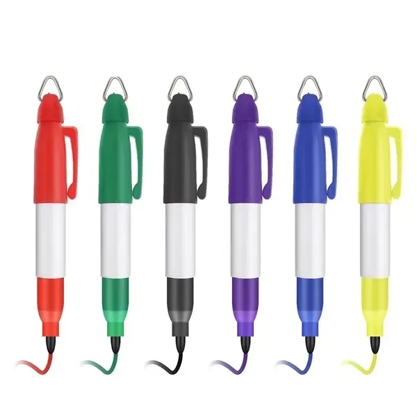 Mini Marker Keychain - Portable Writing Tool with Key Ring - Mini Marker Keychain - Portable Writing Tool with Key Ring - Image 1 of 3