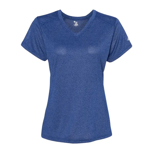 Badger Women's Pro Heather V-Neck T-Shirt - Badger Women's Pro Heather V-Neck T-Shirt - Image 19 of 24