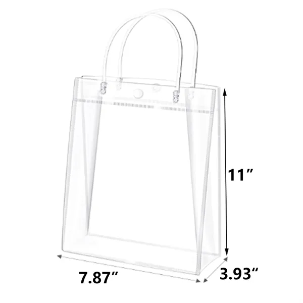 7.8"L X 11"H Pvc Clear Gift Tote Bags - 7.8"L X 11"H Pvc Clear Gift Tote Bags - Image 1 of 2