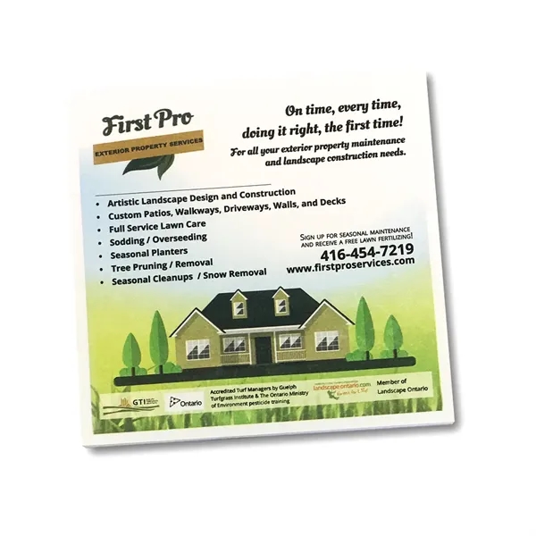 Adhesive Note Pad - 6"x6" - Adhesive Note Pad - 6"x6" - Image 0 of 0