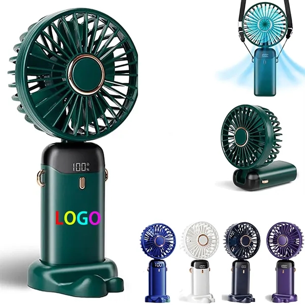 Portable Handheld Fan (Full Color Printing) - Portable Handheld Fan (Full Color Printing) - Image 0 of 6