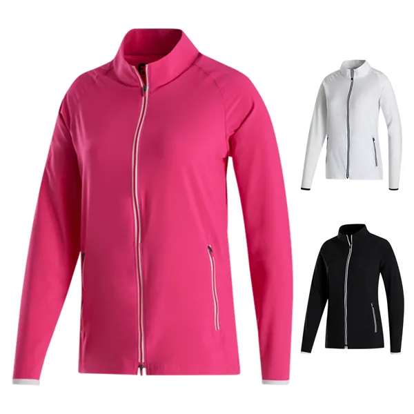 Foot Joy Womens Lightweight Woven Jacket - Foot Joy Womens Lightweight Woven Jacket - Image 0 of 3