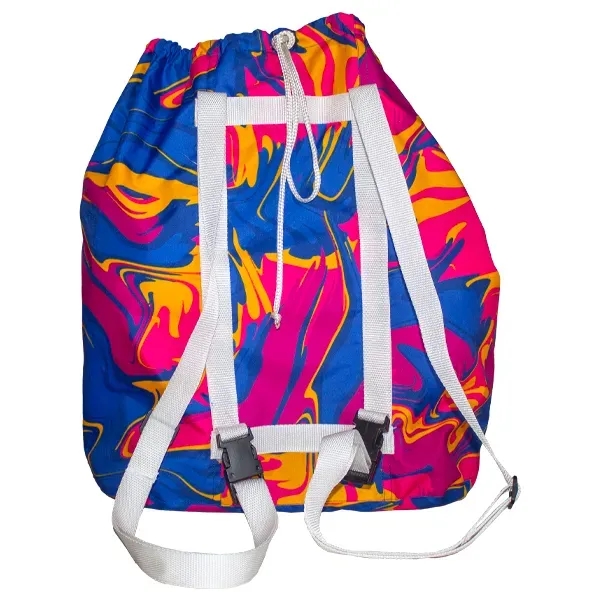 Dye-Sublimated Letaba Single Load Backpack Laundry Bag - Dye-Sublimated Letaba Single Load Backpack Laundry Bag - Image 0 of 0