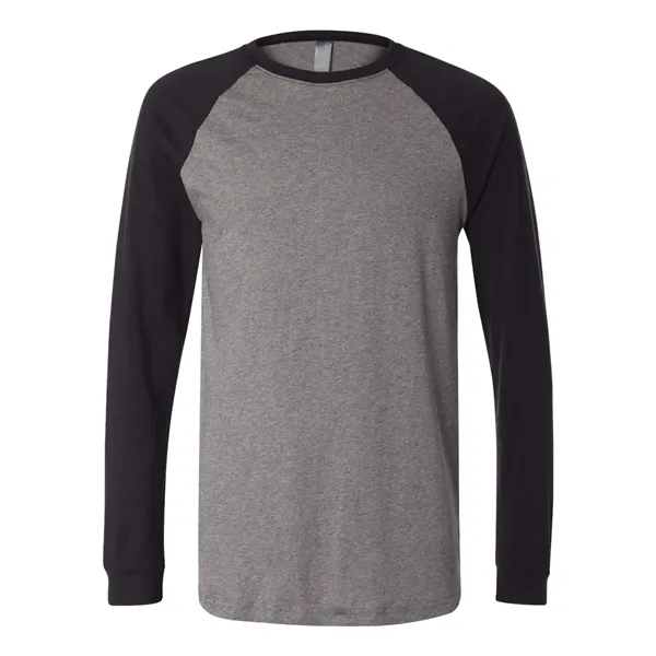 BELLA + CANVAS Men's Long Sleeve Jersey Baseball Tee - BELLA + CANVAS Men's Long Sleeve Jersey Baseball Tee - Image 4 of 24