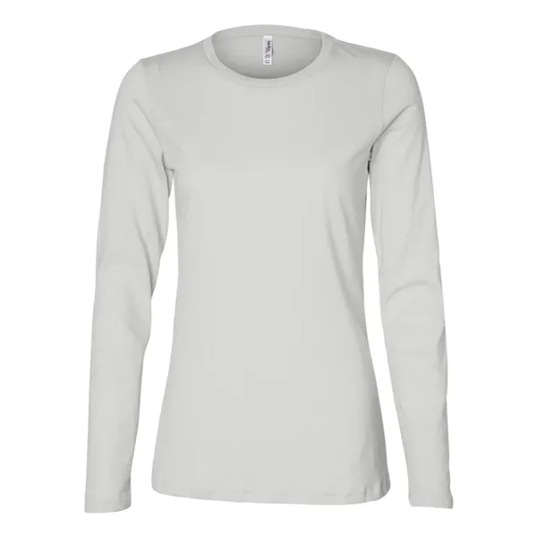 BELLA + CANVAS Women's Relaxed Jersey Long Sleeve Tee - BELLA + CANVAS Women's Relaxed Jersey Long Sleeve Tee - Image 4 of 6