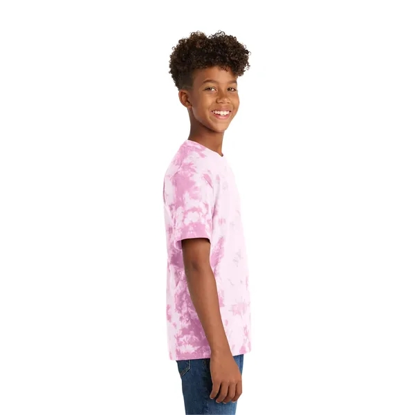 Port & Co Youth Crystal Tie-Dye Tee - Port & Co Youth Crystal Tie-Dye Tee - Image 17 of 44